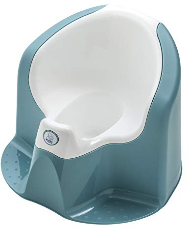Rotho Babydesign TOP Xtra Kindertopf - recycelt - Töpfchen für Kinder - Kindertöpfchen Baby-Töpfchen - Toilettensitz - Kindertoilette - türkis