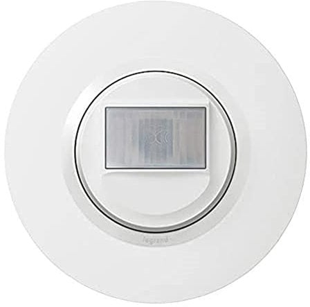 Legrand - Interrupteur automatique dooxie 2 fils sans Neutre livré avec plaque ronde blanche