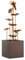 blumfeldt Golden Orchid - Fontana da Giardino, Circolazione Continua dell'Acqua con Loopflow Concept, Pompa da 5 Watt, Grado di Protezione: IPX8, Metallo Zincato, Interni ed Esterni, Look Ottone