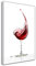 DECLINA, Décoration Murale Tableau Décoratif ECLAT de Vin - Deco Home et Salon - 30x50 cm Rouge