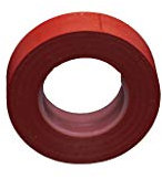PRENDELUZ Cinta aislante roja 20 mm x 19 m, resistente, ideal para aislar y reparar cables eléctricos y proyectos de manualidades.
