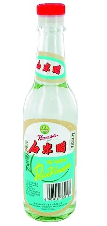 NARCISSUS Vinaigre de Riz Blanc chinois 250ML (Lot de 4 bouteilles)