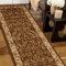 SUPERIOR Läufer für den Innenbereich, traditionell, orientalisch, florales Muster, 70 x 200 cm, Mokka