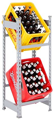 PROREGAL Étagère caisses à Boissons Camel | HxLxP 100x40x30cm | Capacité de Charge 100kg | Gris | Porte-caisses, Support Bouteilles, Rack à Boissons