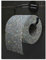 JVHDIO Tableau Decoration Murale Murale Art Rouleau De Toilette Papier Couleur Paillettes Diamant Créatif Niche Luxe Salon Poster Toile Peinture Peinture Décor 30X40Cm X1 sans Cadre