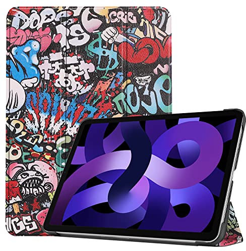 TingYR Cover per Apple iPad Air 2022 Custodia Tablet, Pelle, Supporto Pieghevole, Protezione all-Inclusive, Custodia per Apple iPad Air 2022.(CH-03)