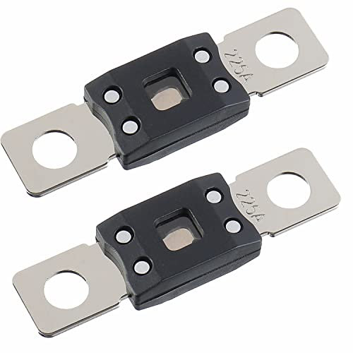 SIGANDG 225A MEGA High Current Fuse AMG Fuse 225 amp Bolt-on Fuse for Cars, Trucks, Construction Vehicles, Buses, Caravans(2 Pcs)