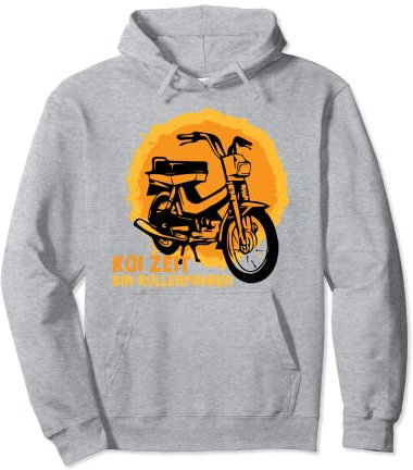 Bin Roller Fahren Mofa Pullover Hoodie