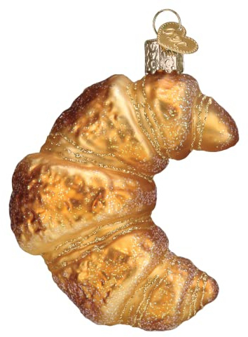 Old World Christmas Croissant Glass Blown Ornament for Christmas Tree