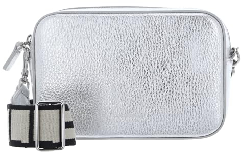 Coccinelle Tebe Crossover Bag S Silver