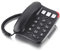 aieibuy Téléphone Fixe à Gros Boutons, téléphone de Bureau, Sonnerie Forte, téléphone Fixe pour Personnes âgées et malvoyantes