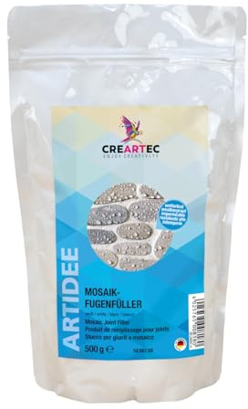Mosaik-Fugenfüller 500 g, weiss, wetterfest