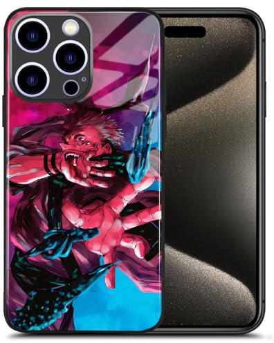 JJK Ryomen Sukuna Stand Out Anime Phone Case - Einzigartiges Manga Artwork, weiche Silikon-Schutzhülle für iPhone 15