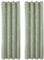 BUHUA Beige Verdunklungsvorhänge Silberfolie Wärmeisolierende Vorhänge mit Ösen Gardienen 2-Set H 260 x B 132 cm Gardinen Wohnzimmer & Schlafzimmer Thermovorhang Kälteschutz