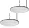 Bellanny LED Werkstatt Deckenleuchte 500W 50000LM Industrielampe Werkstattlampe Hallenstrahler | IP65 Wasserdicht LED High Bay Light, 2 Stück 6500K Strahler UFO Lampe für Garage Warenhaus Fabriken