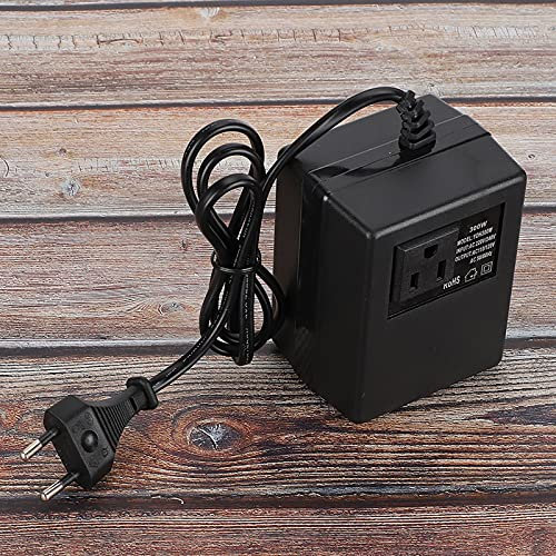 Presa di Corrente A, Convertitore di Tensione del Trasformatore 300 W Convertitori CA 220 V A 240 V Spina 110 V UE AC110V 120 V 50 Hz 60 Hz per i Viaggi (Spina UE 100 a