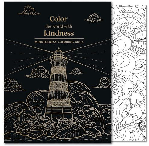 BIROYAL Malbuch für Erwachsene, A4, Hardcover, 100 Muster, Geschenke für Frauen, Mutter und neue Mutter, Achtsamkeit-Malbücher zur Entspannung mit inspirierenden Zitaten, perfekter Stressabbau