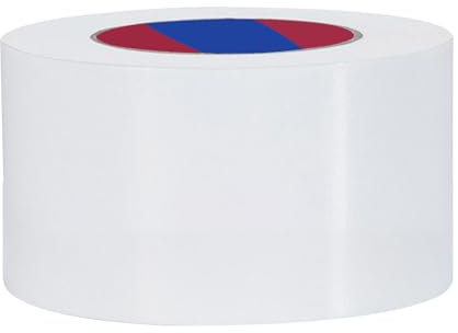 Duccinp Panzertape extra stark, 50 m x 75 mm, Wasserdichtes Reparaturband für Reparaturen, Heimwerker, Handwerk, Innen- und Außenbereich, Duct Tape (Weiß)