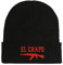 El Chapo Logo Bestickte Beanie Mütze Wintermütze Schwarz, Schwarz , Einheitsgröße