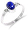 Edelsteinring 925 Silber Lapislazuli natürlicher Geburtssteinring Cabochon ovale Form Vintage Damen Herren Statement Ring Ethno Handarbeit Verlobungsring SOH-BR12-5.5