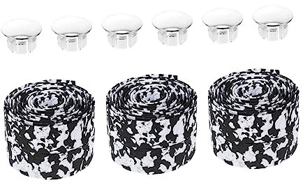 Happyyami 3paare Lenkerband Für Mountainbikes Atmungsaktive Dämpfende Griffüberzüge Hochwertigem Schwamm Und Kunstleder Installieren Komfortabel Und Leicht