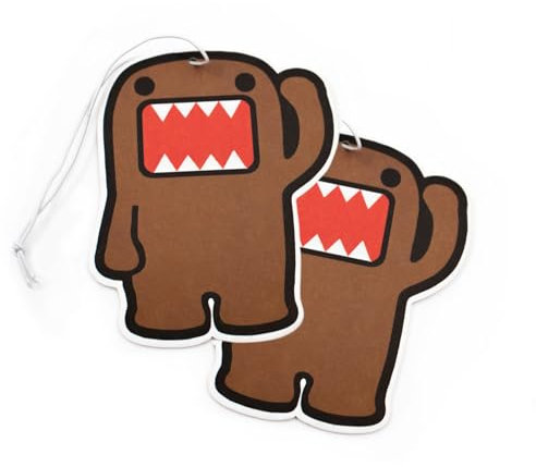 VmG-Store 2er Set Lufterfrischer Duftbaum Tuning fürs Auto Duftspender Air Freshener Duft lustiger Anhänger Design (187 Domo4)