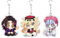 3 Porte Clés Kimetsus No Anime Figurine Kokushibo＆Douma＆Akaza Keychain Pendentifs Decor Acrylique Porte Clef Set