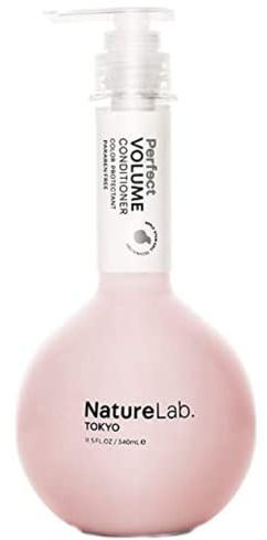 NatureLab Perfect Volume Conditioner – Volumizing Conditioner mit Apfelstammzellen, Sakura, Reis + Soja für dickeres Haar – Sulfat- + Parabenfrei (12 oz/340 ml)