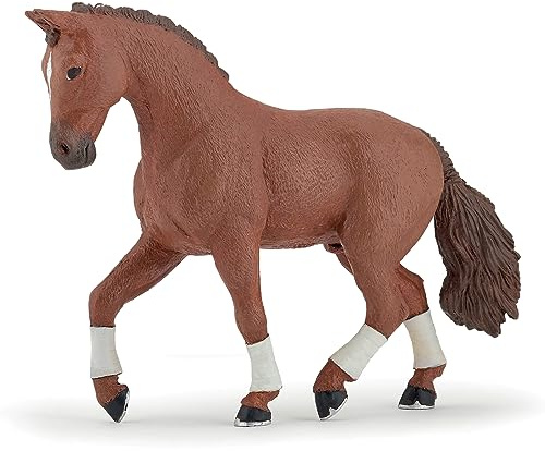 Papo - Realistische Hannoveraner Fuchs-Figur - 3 Jahre + - Kollektion Pferde - Kreativspiel Reiterwelt - Geschenkidee Spielzeug für Mädchen und Jungen