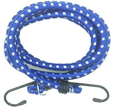 BRUFER 2121411 Bungee Cords 40-inch Length Tenacity Strong 5/16-inch (8mm) Round Elastic Climb Bungee Rope with Metal Hooks - BULK PACK OF 10 CORDS