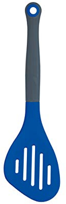 Colourworks Multi Fish Slice / Slotted Turner, Silicone, Blueberry, 28 cm