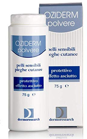 Oziderm Polvere 75 grammi Protettivo effetto asciutto per Pelli sensibili e pieghe cutanee