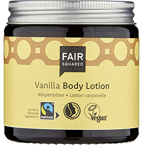 FAIR SQUARED Body Lotion Vanille 100 ml - für jeden Hauttypen - ZERO WASTE - zertifizierte Naturkosmetik
