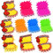500 Stücke Starburst Zeichen Fluoreszierend Zeichen Leer Sternform Verkauf Sale Tags Platzen Papier Zeichen für Ladengeschäft Party Favors, 10 Stile