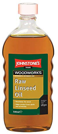 Johnstones Trade WoodWorks Raw Linseed Oil 500ml J-730431