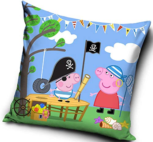 Peppa Pig Kissenbezug *Pirat* 40x40 cm