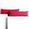 DecoKing 2 Kissenbezüge 20x120 cm Jersey 100% gekämmte Baumwolle Reißverschluss pink Amber