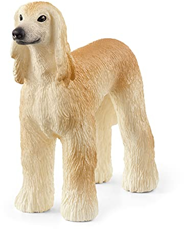 SCHLEICH Farm World | Afghanischer Windhund 13938 Spielfigur | detailgetreue Tierfiguren | tolles Geschenk für Jungen und Mädchen | Bauernhof Spielzeug ab 3 Jahre | 7 x 2 x 6 cm