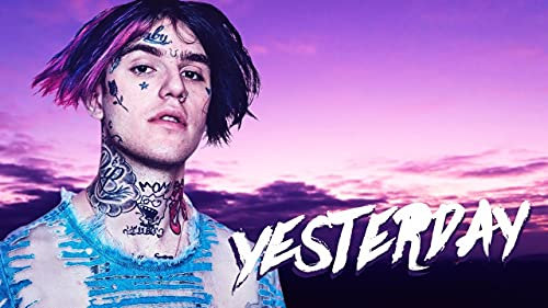 Blue Throat Trident Collection Emo Lil Peep Yesterday Chords-Poster, 30,5 x 45,7 cm