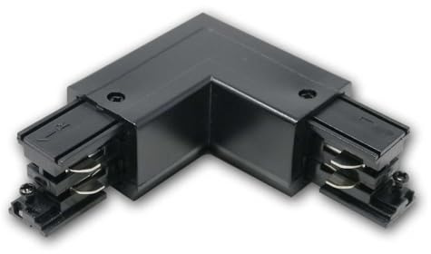 L-Verbinder R/L für TEAR N, Farbe schwarz, Eckeverbinder für 3-Phasen-Stromschiene