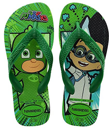Havaianas Kids Top PJ Masks, Flip Flop Unisex Kids, Citronella, 1/2 UK Child