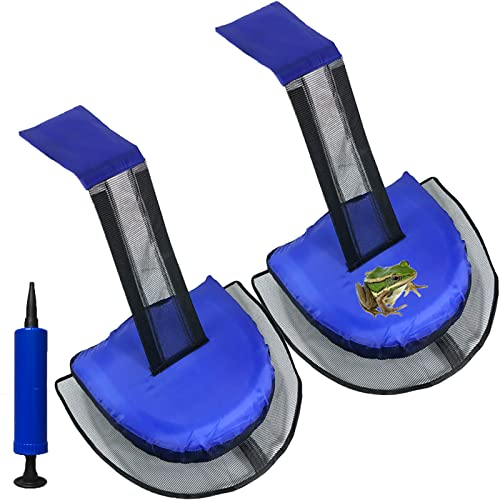 BEISIJIA Paquete de 2 rampas de Escape para Ahorrar Animales,Herramienta de Rescate Flotante para Piscinas,Salvar bichos, Ranas,sapos,Ratones,pájaros,Todos los pequeños Que ingresan(2 Piezas Azules