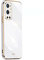 EASSGU Galvanisierter Rahmen Handyhülle für OnePlus 9 Pro (6.7 Inches), Weiche TPU Silikon Schutzhülle - Weiß