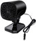 Lihuzmd Calentador De Ventilador De Coche 12V / 24V Multifuncional 120W Desempañador De Parabrisas Rotación De 360 Grados Ventilador Máquina De Calefacción para Viajes Autónomos,Negro,12V