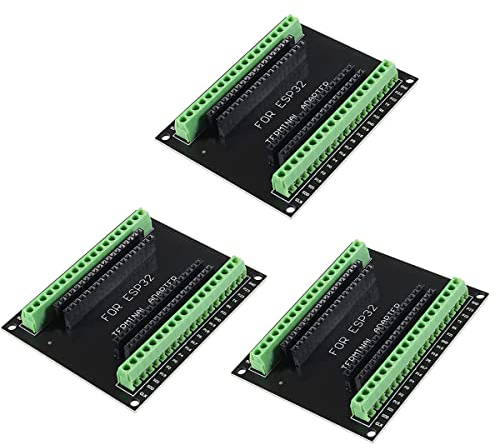 Hailege 3pcs ESP32 ESP32S GPIO Expansion Breakout GPIO Expansion Board Pin Out IO Out 1 into 2 for ESP32 ESP32S 38Pin Development Board