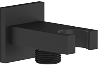 CHRIS BERGEN Wandanschlussbogen - Schlauchanschluss mit Brausehalter - in Schwarz matt
