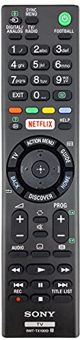 Aurabeam Original Fernbedienung RMT-TX100D für Sony KDL-75W855C KDL-55W807C KDL-65W855C KDL-55W809C KDL-65W858C KDL-65W857C KDL-65W859C KDL-55W808C Fernseher
