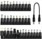 KUOQIY 34 Stücke Universal DC Netzteil Adapter, 5.5x2.1mm DC Hohlstecker Adapter mit 1 Stücke Kabel, für Ventilatoren, Router, Schreibtischlampen, Computer