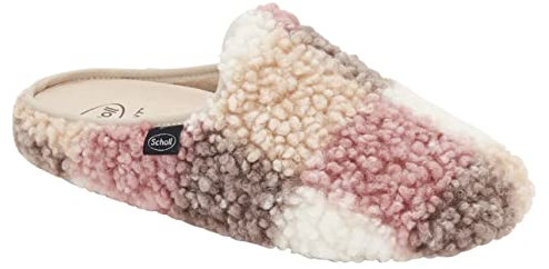 Scholl Maddy, Pantofole Donna, Rosa Multicolor, 42 EU