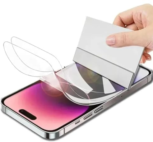 Foebxxs [2 Pack] Hydrogel Phone Screen Protector for iPhone 15, Anti-Scratch HD Clear TPU Film, Bubble Free, Ultra-Thin, Easy Installation – Replacement for iPhone 15 Tempered Film